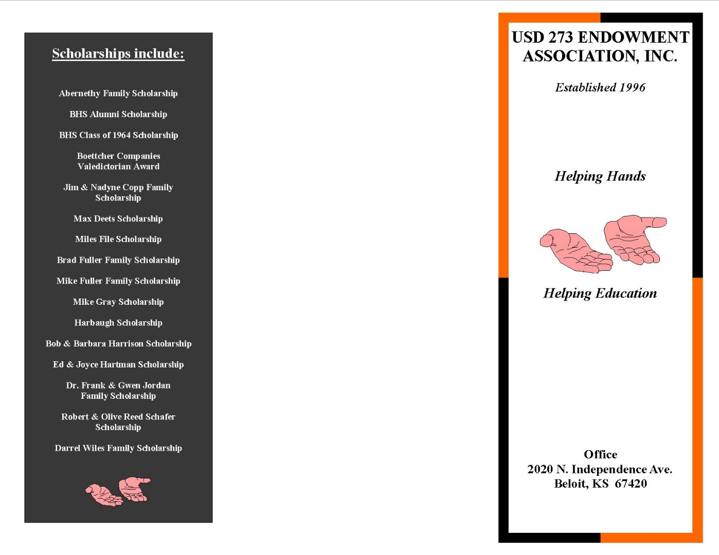 USD 273 Beloit Endowment Brochure